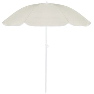 Umbrela de plaja pliabila, Sersimo BU018, 160cm, bej