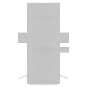 Prosop de plaja pentru sezlong cu uscare de rapida, geanta de transport, 75x210cm, gri