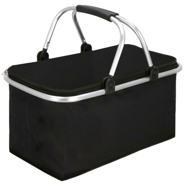 Geanta pentru picnic sau plaja, termoizolanta, 28 litri, negru