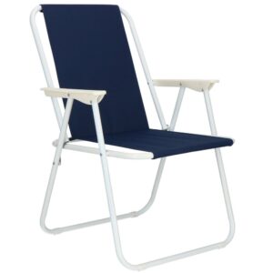 Strandszék Sersimo GC049, összecsukható, 100kg, 52x74cm, sötétkék