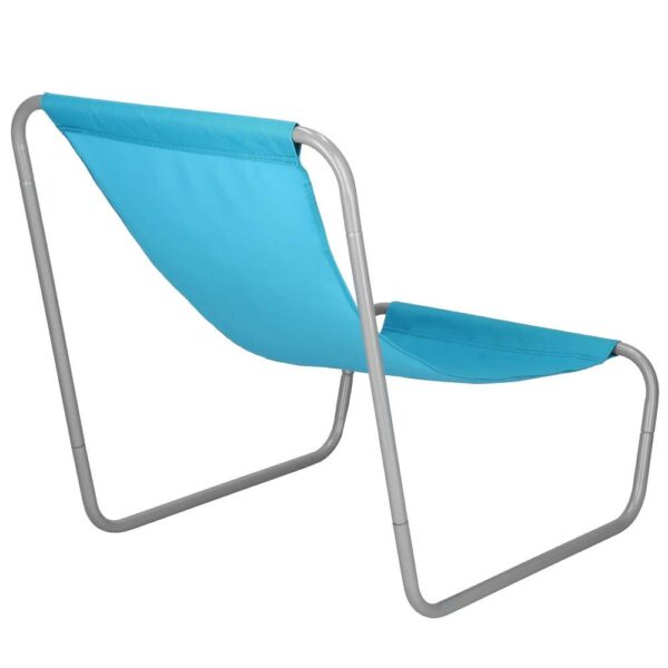Strandszék Sersimo GC026, összecsukható, 90kg, 52x88cm, kék - Image 9