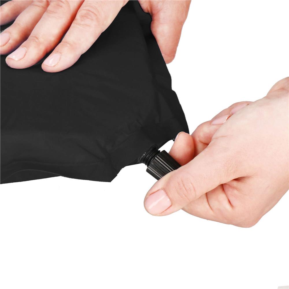 (DL) Saltea plabila din spuma poliuretanica, cu autoumflare, 180x50x5cm, neagra - Image 17