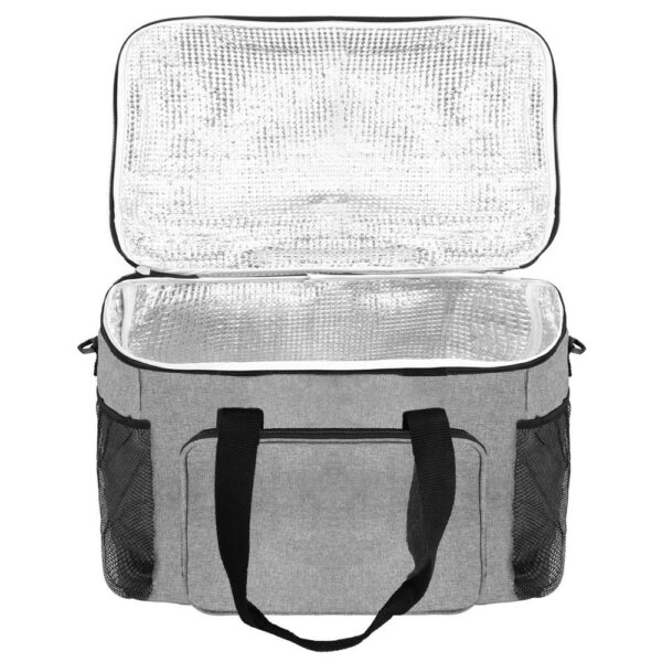 Geanta pentru picnic sau plaja, termoizolanta, 28 litri, gri - Image 10