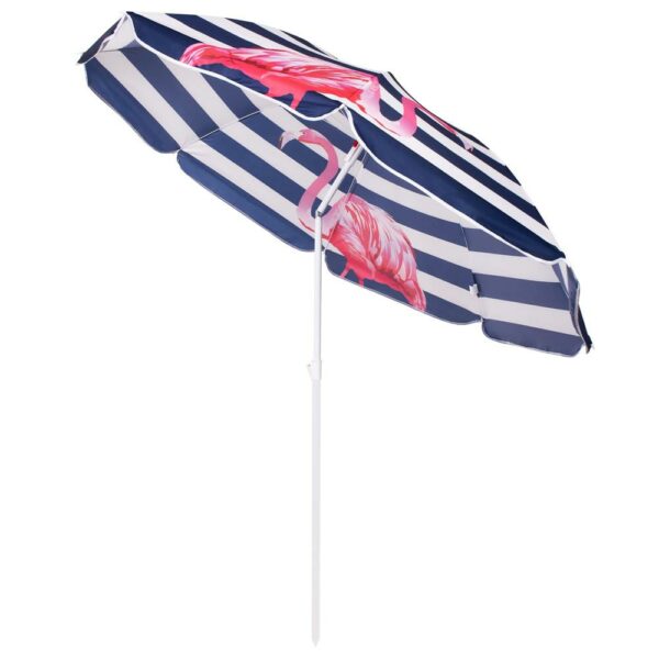 Umbrela de plaja pliabila, Sersimo BU019, 180cm, flamingo - Image 10