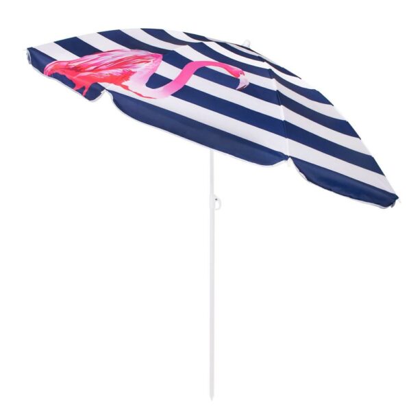 Umbrela de plaja pliabila, Sersimo BU019, 180cm, flamingo - Image 9