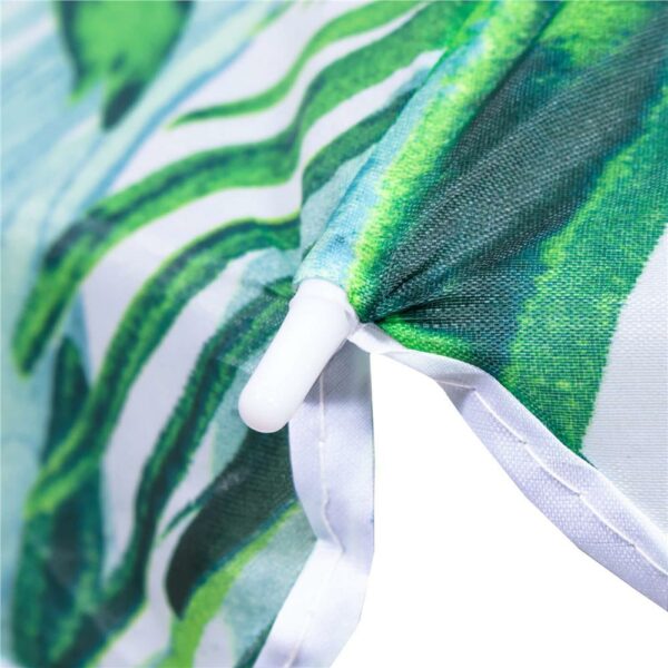 Umbrela de plaja pliabila, Sersimo BU016, 160cm, alb verde - Image 13