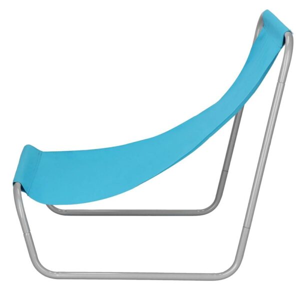 Strandszék Sersimo GC026, összecsukható, 90kg, 52x88cm, kék - Image 11