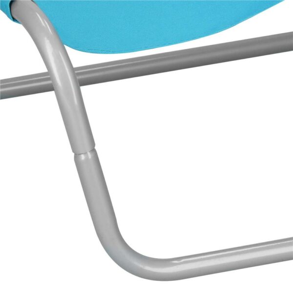Strandszék Sersimo GC026, összecsukható, 90kg, 52x88cm, kék - Image 14
