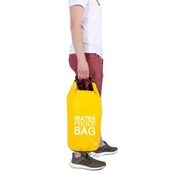 Strand vagy vitorlás táska, vízálló, 20 literes, sárga - Image 19
