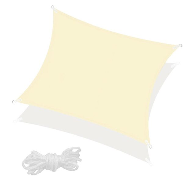 Copertina prelata de soare Sersimo SN128, patrata, impermeabila cu protectie UV, 3x3m, ecru - Image 9