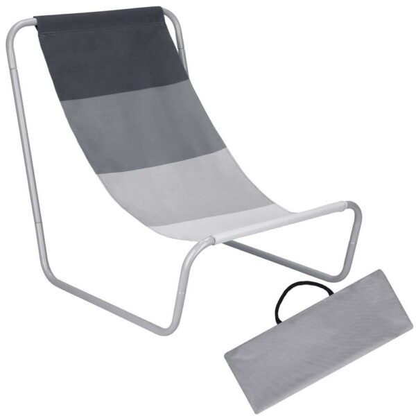 Scaun de plaja Sersimo GC055, pliabil, 90kg, 52x88cm, gri - Image 19