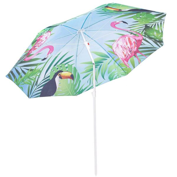 Umbrela de plaja pliabila, Sersimo BU021, 180cm, pasari - Image 22