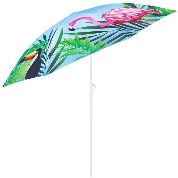 Umbrela de plaja pliabila, Sersimo BU021, 180cm, pasari - Image 3