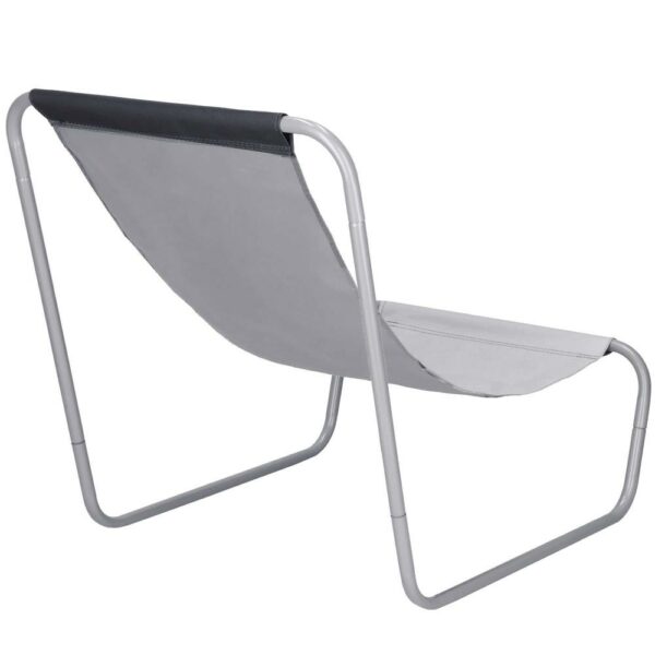 Scaun de plaja Sersimo GC055, pliabil, 90kg, 52x88cm, gri - Image 18