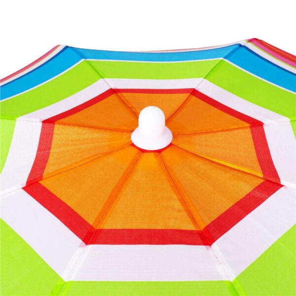 Umbrela de plaja pliabila, Sersimo BU017, 160cm, multicolor - Image 4