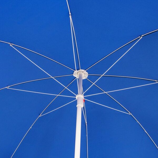 Umbrela de plaja pliabila, Sersimo BU003, 240cm, albastru - Image 3