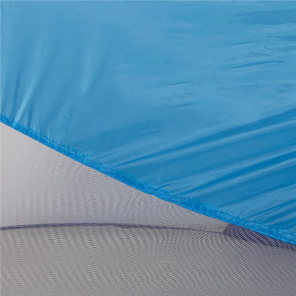 Sersimo félig nyitott strand és piknik sátor, UV védelem, 200x120x95cm, kék - Image 5