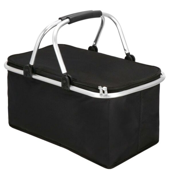 Geanta pentru picnic sau plaja, termoizolanta, 28 litri, negru - Image 4