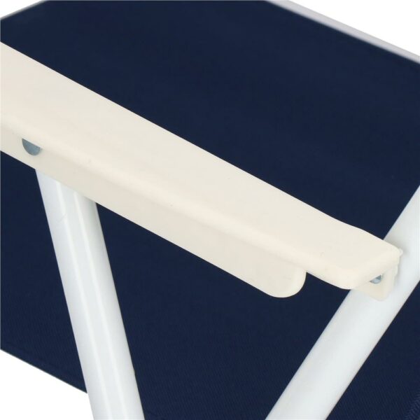 Strandszék Sersimo GC049, összecsukható, 100kg, 52x74cm, sötétkék - Image 5