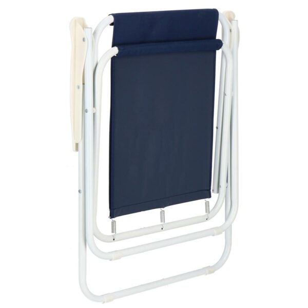 Strandszék Sersimo GC049, összecsukható, 100kg, 52x74cm, sötétkék - Image 7
