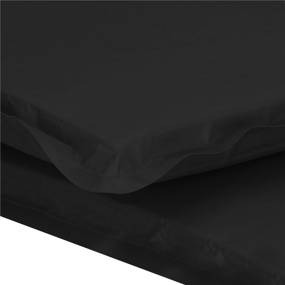 (DL) Saltea plabila din spuma poliuretanica, cu autoumflare, 180x50x5cm, neagra - Image 14