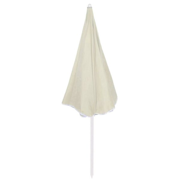 Umbrela de plaja pliabila, Sersimo BU018, 160cm, bej - Image 7