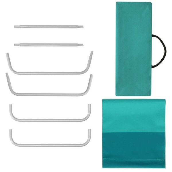 Scaun de plaja Sersimo GC025, pliabil, 90kg, 52x88cm, verde - Image 8