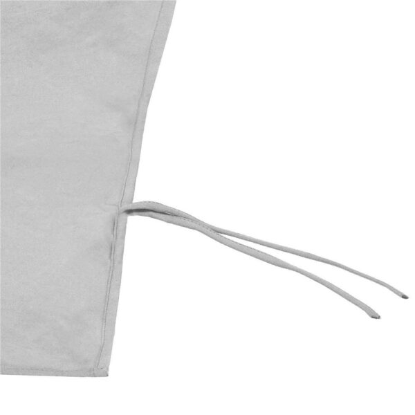 Prosop de plaja pentru sezlong cu uscare de rapida, geanta de transport, 75x210cm, gri - Image 8