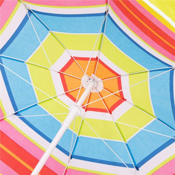Umbrela de plaja pliabila, Sersimo BU017, 160cm, multicolor - Image 10