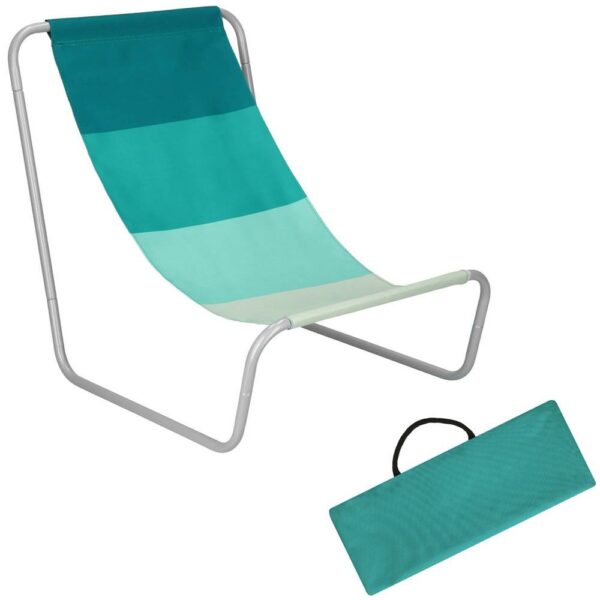 Scaun de plaja Sersimo GC025, pliabil, 90kg, 52x88cm, verde - Image 9