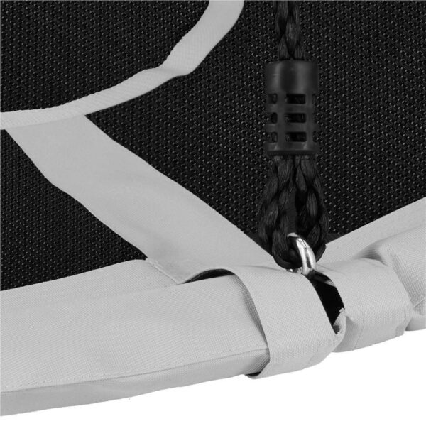 Leagan tip cuib Sersimo NS23, diametru 110cm, inaltime reglabila, pentru exterior, sarcina 150 kg, gri - Image 19