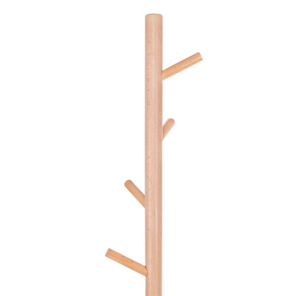 Cuier tip pom din metal Sersimo, 6 agatatoare, 180cm, negru maro - Image 5