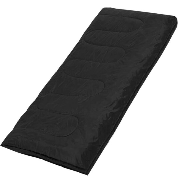 Sac de dormit, cu geanta de transport, 190x73cm, 10-25grade, culoare negru - Image 7