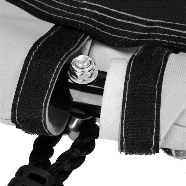 Leagan tip cuib Sersimo NS23, diametru 110cm, inaltime reglabila, pentru exterior, sarcina 150 kg, gri - Image 8