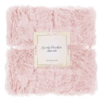 Bolyhos és meleg takaró 2 személyes, 160x200cm, rózsaszín