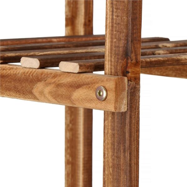 Stand de flori din lemn cu 15 etajere suport GA200, 119x120cm - Image 10