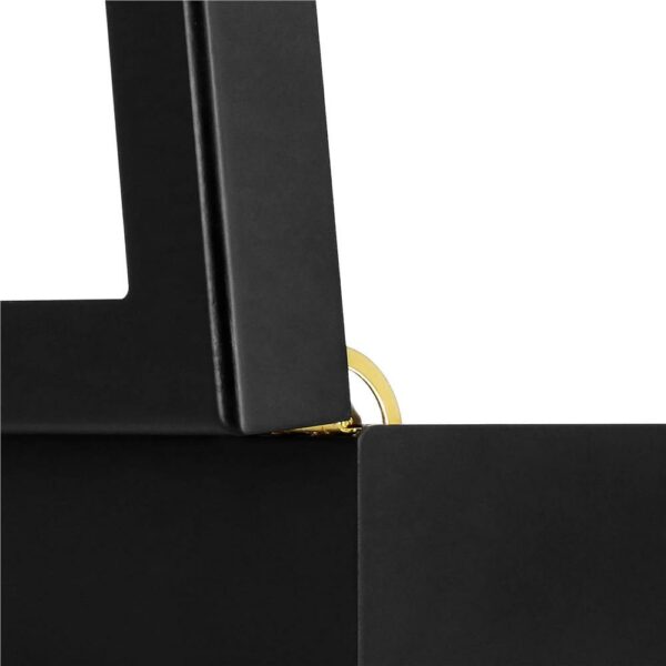 (DL) Cutie depozitare si organizare ceasuri, MDF, piele ecologica, 26,5x20x8cm, negru - Image 11