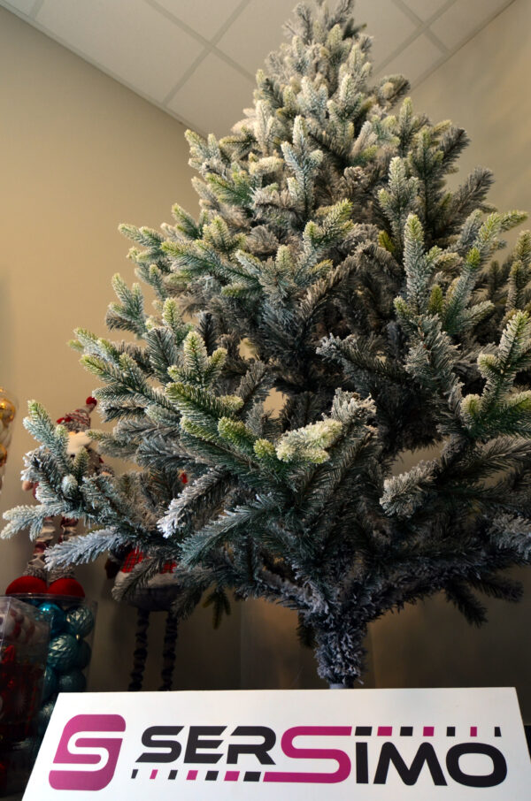 Mesterséges karácsonyfa Christmas Deluxe by Sersimo, Frost, vegyes 2D és 3D tűkkel, 220 cm - Image 12