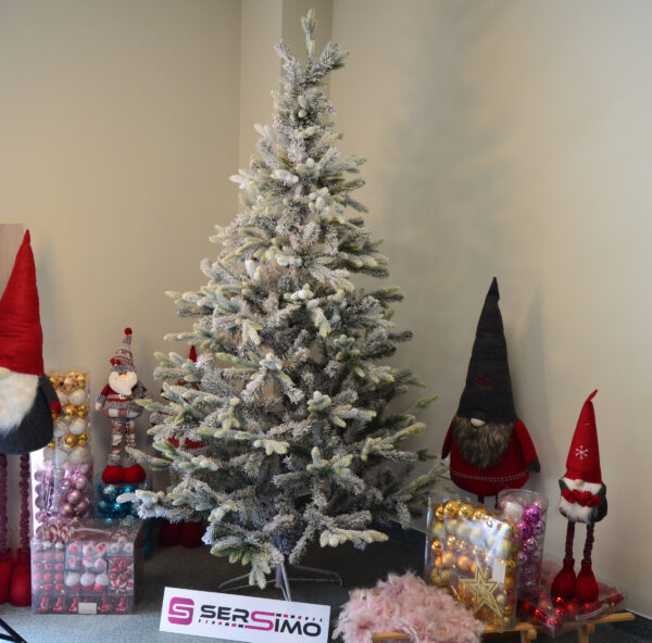 Mesterséges karácsonyfa Christmas Deluxe by Sersimo, Frost, vegyes 2D és 3D tűkkel, 220 cm - Image 13