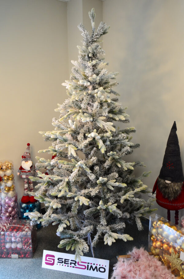 Mesterséges karácsonyfa Christmas Deluxe by Sersimo, Frost, vegyes 2D és 3D tűkkel, 220 cm - Image 15