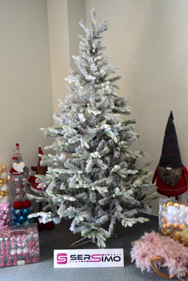 Mesterséges karácsonyfa Christmas Deluxe by Sersimo, Frost, vegyes 2D és 3D tűkkel, 220 cm - Image 16