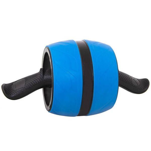Hasizom erősítő roller habszivacs szőnyeggel, kék fekete - Image 3