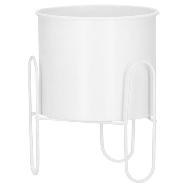 (DL) Suport ghiveci metalic alb GA165, inaltime 21cm - Image 3