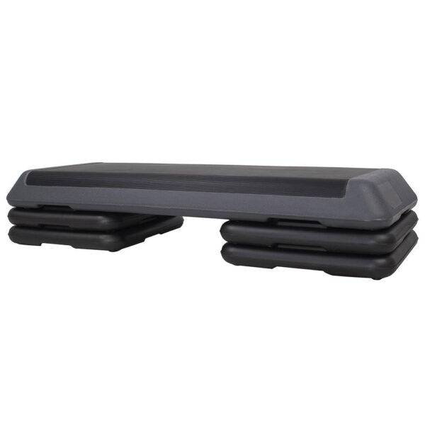 Professzionális aerob fitnesz step pad, 3 magassági szint, maximális terhelhetősége 350 kg