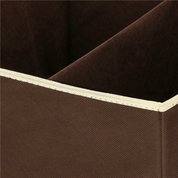Organizator dulap tip lada cu 3 sertare, Sersimo, textil, maro si bej - Image 4
