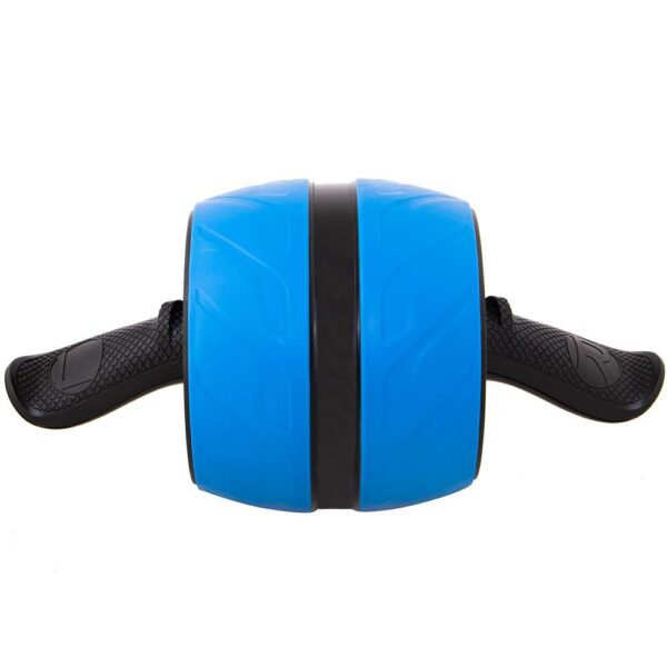 Hasizom erősítő roller habszivacs szőnyeggel, kék fekete - Image 6