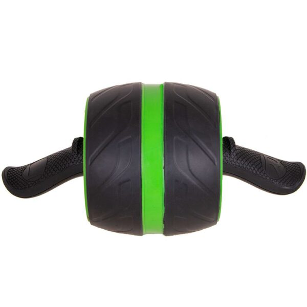 Hasizom erősítő roller habszivacs szőnyeggel, fekete zöld - Image 6