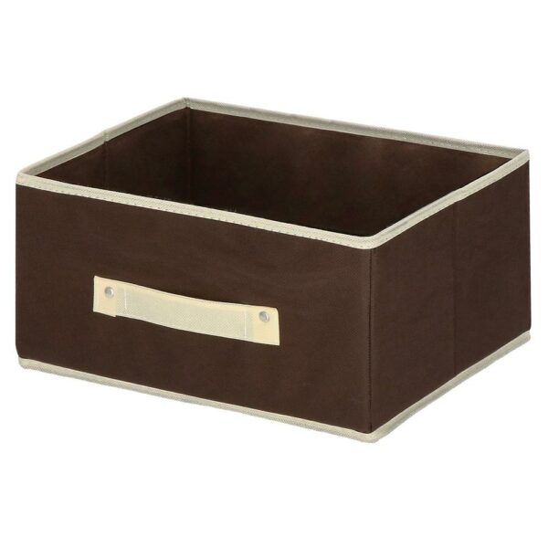 Organizator dulap tip lada cu 3 sertare, Sersimo, textil, maro si bej - Image 8