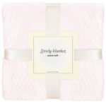 Bolyhos takaró 2 személyes, 2 lány részére, dombormintás, 160x200cm, világos rózsaszín