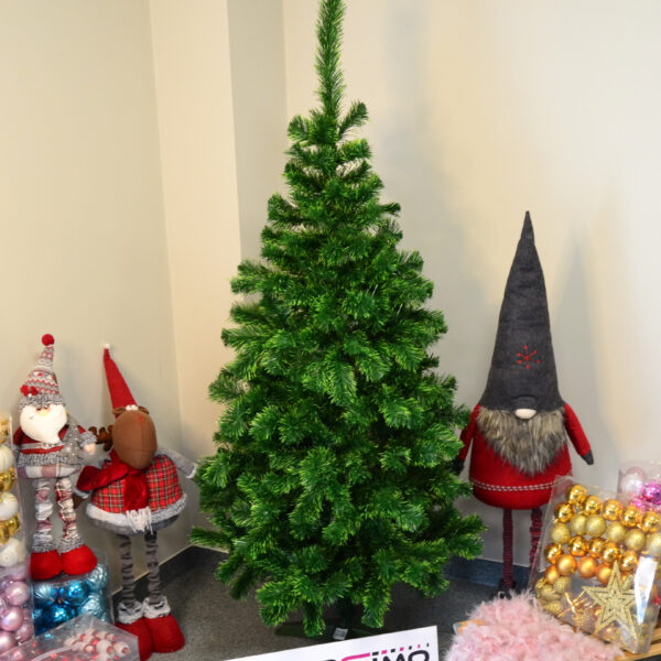Brad artificial Christmas Deluxe by Sersimo, Duo, doua nuante verde, 180cm